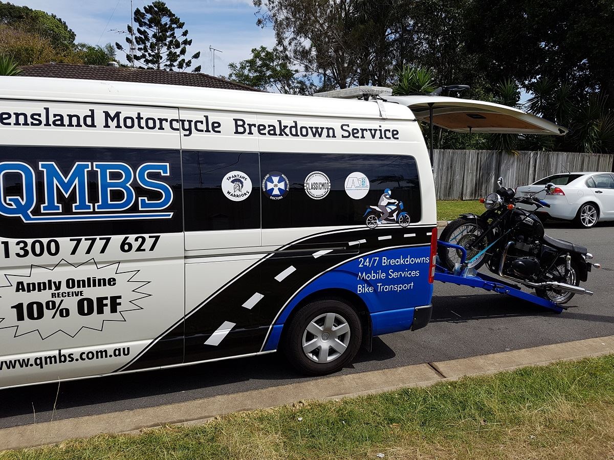 Queensland Motorcycle Breakdown Service tyre punctures cheap