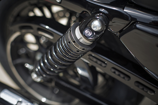 Harley-Davidson Sportster suspension - power short