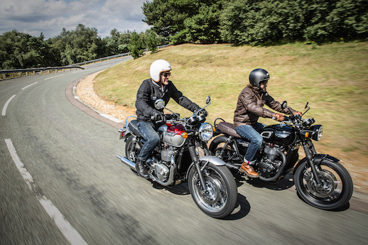 Triumph 2016 Bonneville T120 and T120 Black