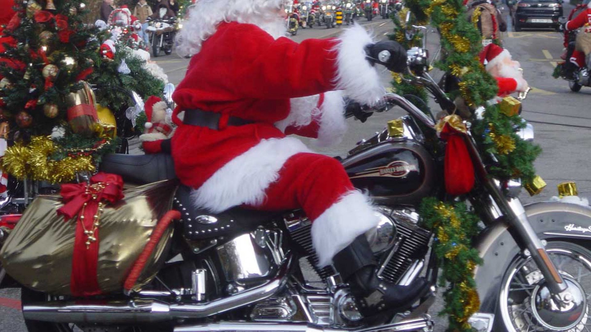 Harley Davidson Christmas Wallpapers