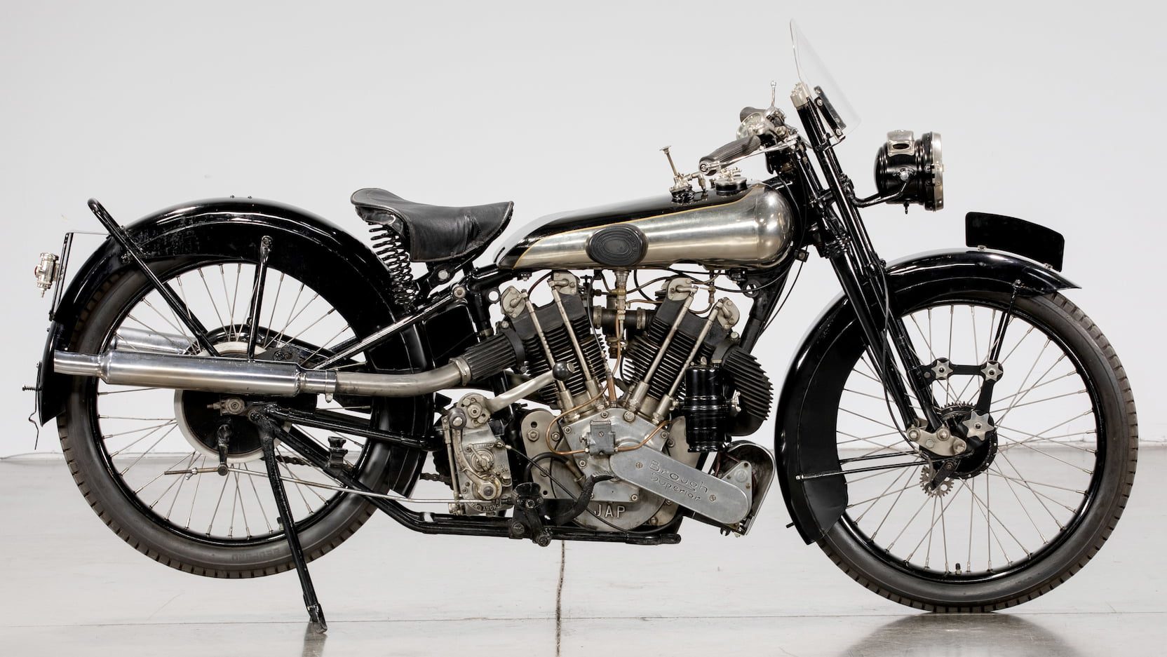 1925 Brough Superior Alpine Grand Sport Side View