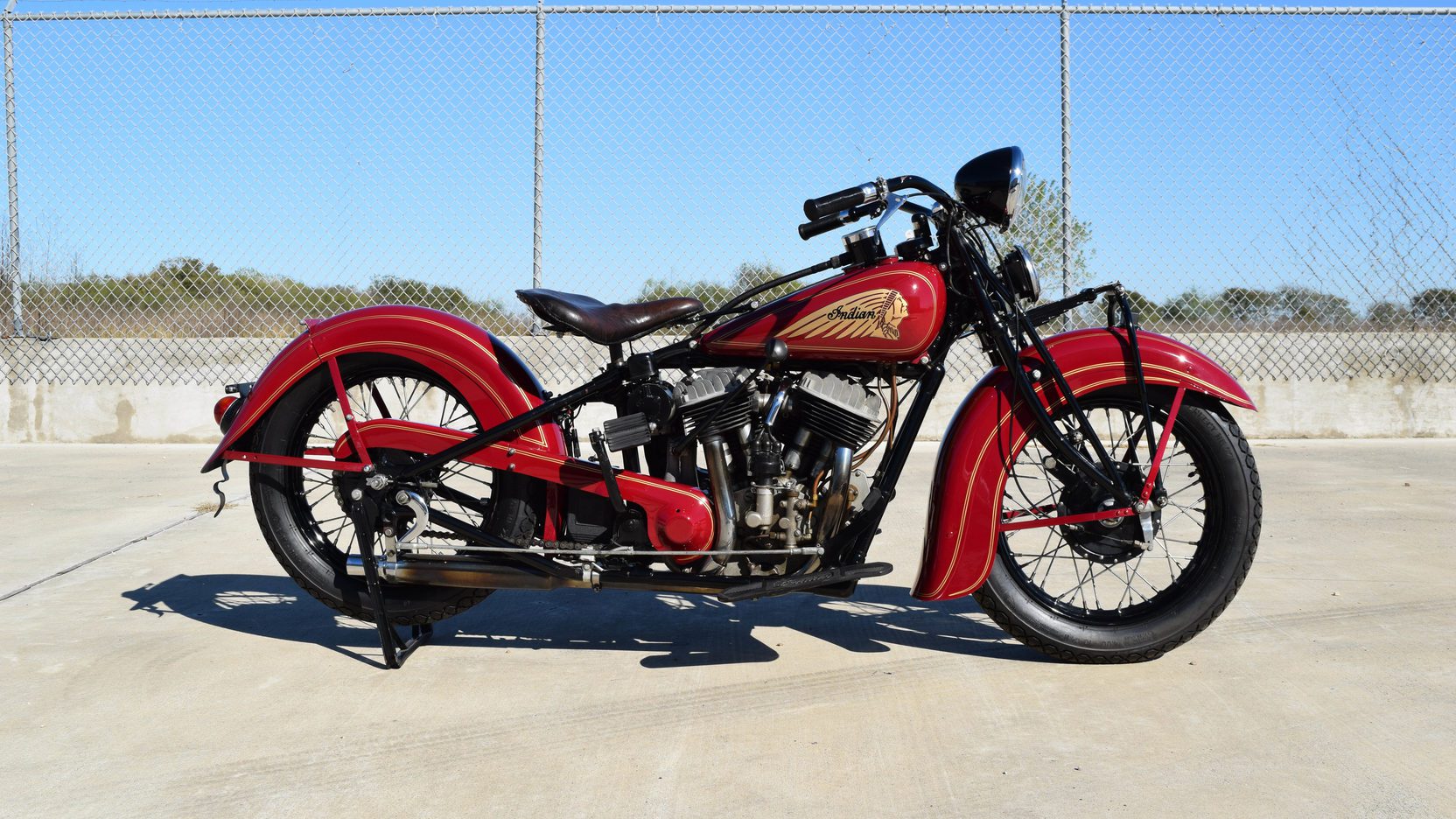 1935 Indian Chief Side View