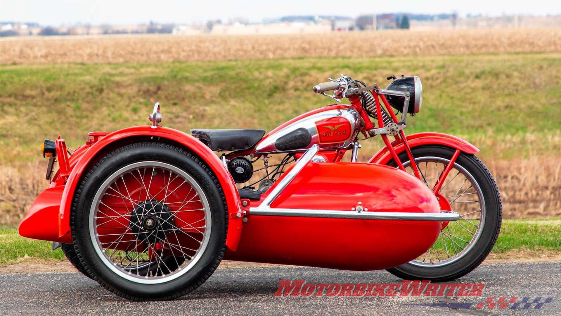 1937 Moto Guzzi GTS500 sidecar