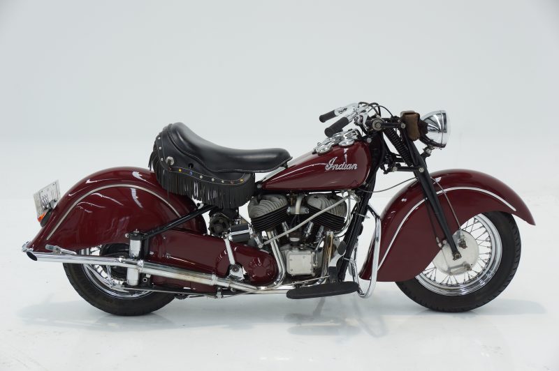 1948 Indian Chief 1200 motorcycle - winter auction