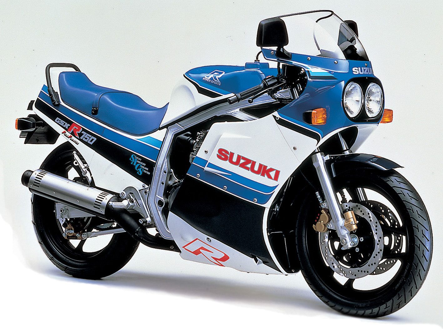 1986 Suzuki GSX-R750 Side View