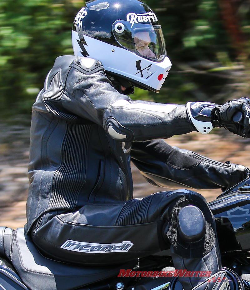 Ricondi recommends tight leathers Andrew Smart motorcycle safety 101