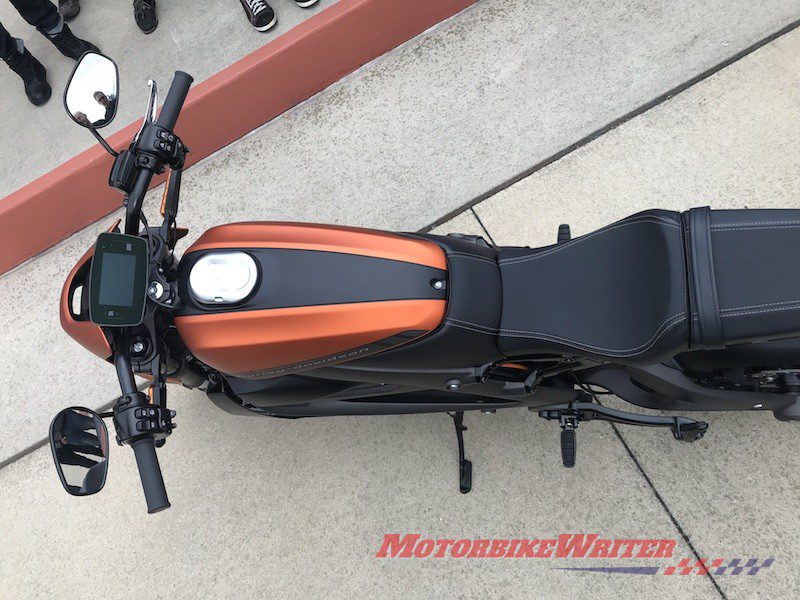 Sporty Harley-Davidson electric LiveWire