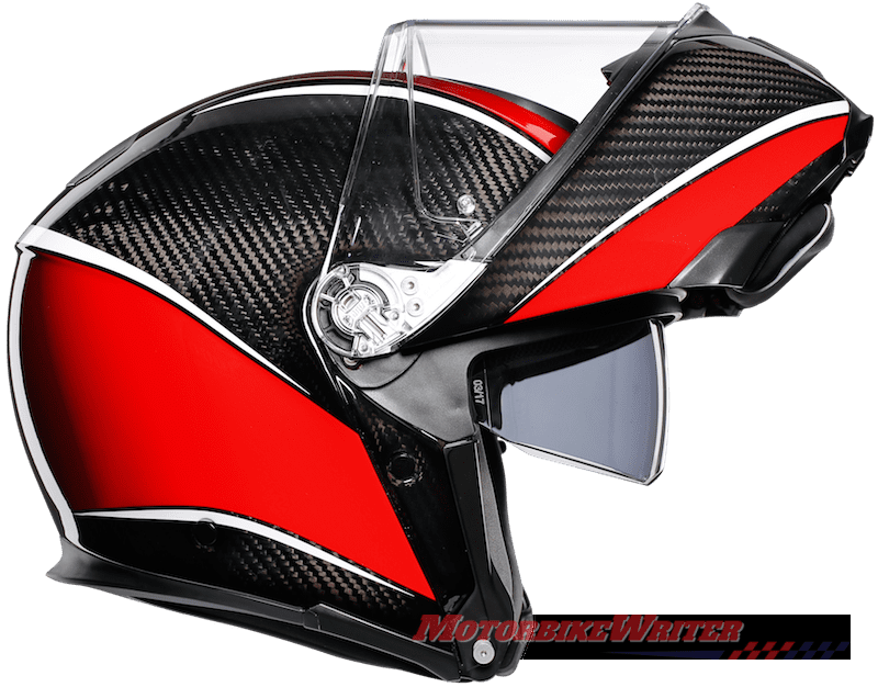 AGV Sportmodular carbon modular motorcycle helmet loud