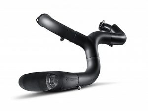 Akrapovic Open-Line exhaust system on a Harley-Davidson Road King
