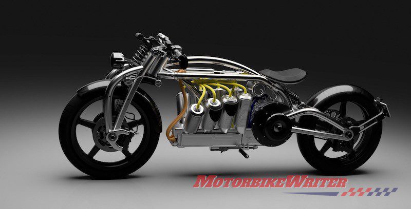 Curtiss Zeuss Hades electric motorcycle