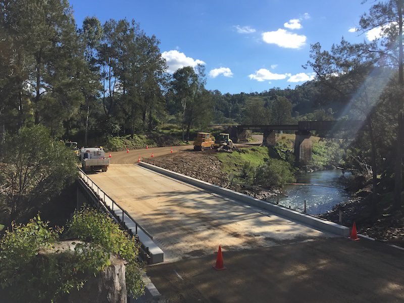 detours Lions Rd bridge work delays 2018 TT closures rain closed