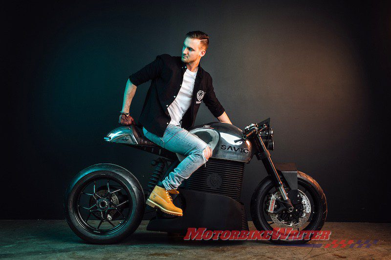 2019 Savic electric motorcycle prototype orders