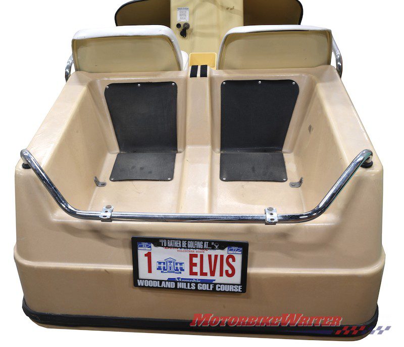 Elvis Presley's Harley-Davidson golf cart