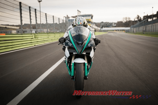 Energica Ego race bike for electric MotoE World Cup adventure slicker