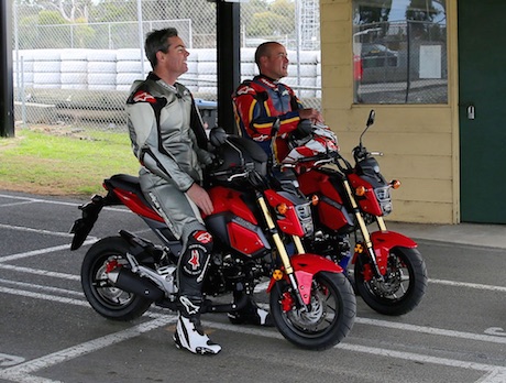 Grom stars Lowndes and BeattieGrom stars Lowndes and Beattie motorcycle industry