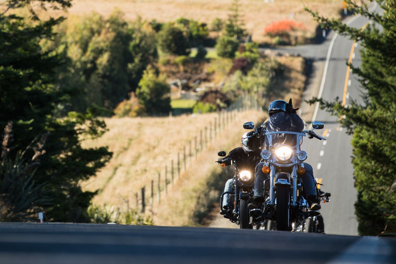 Nirvana around every corner on a Harley Iron Run