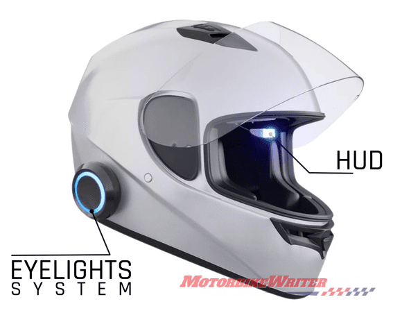 Eyelights EyeRide hud unit