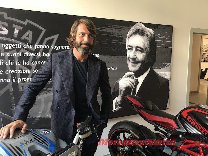 MV Agusta boss Giovanni Castiglioni classic cagiva