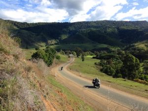 Spectacular views on the Queensland approach to the Lions Rd - sturgis police