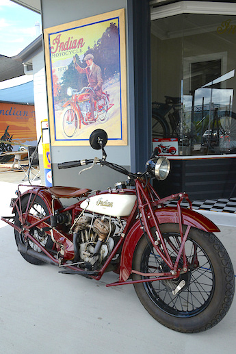 1928 Indian 101 from the the Indian Motorcycle Museum of Australia in Brisbane