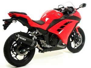 Kawasaki Ninja 300 with Arrow motorcycle exhaust
