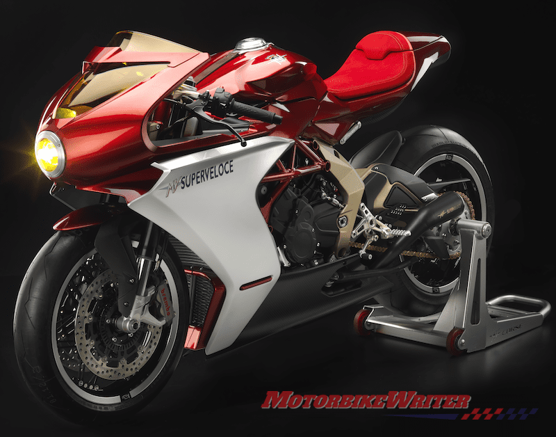 MV Agusta Superveloce 800, Dragster 800 RR America and Brutale 1000 Serie Oro