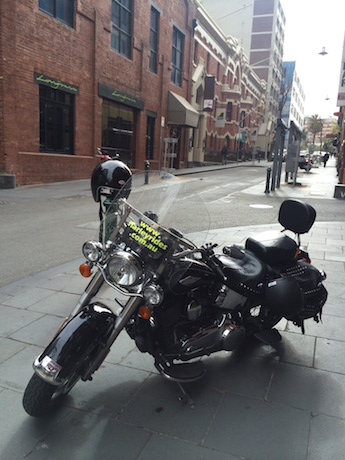 Melbourhne footpath parking