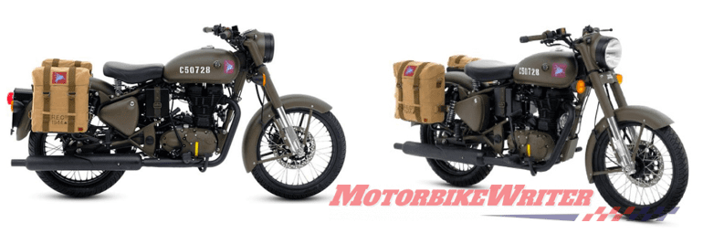 Royal Enfield Classic 500 Pegasus Edition military