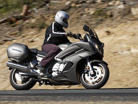 Riding the Yamaha FJR1300Aat launch comfortable