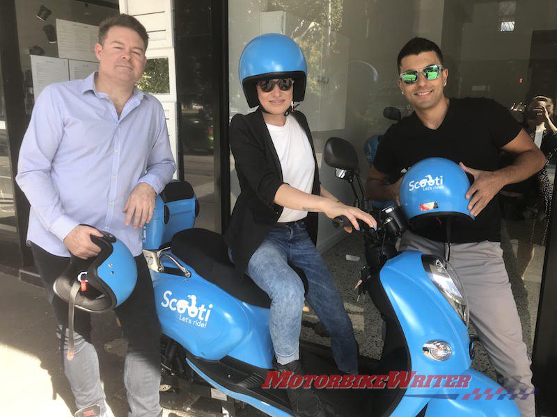 Scooti peer-to-peer scooter taxi service