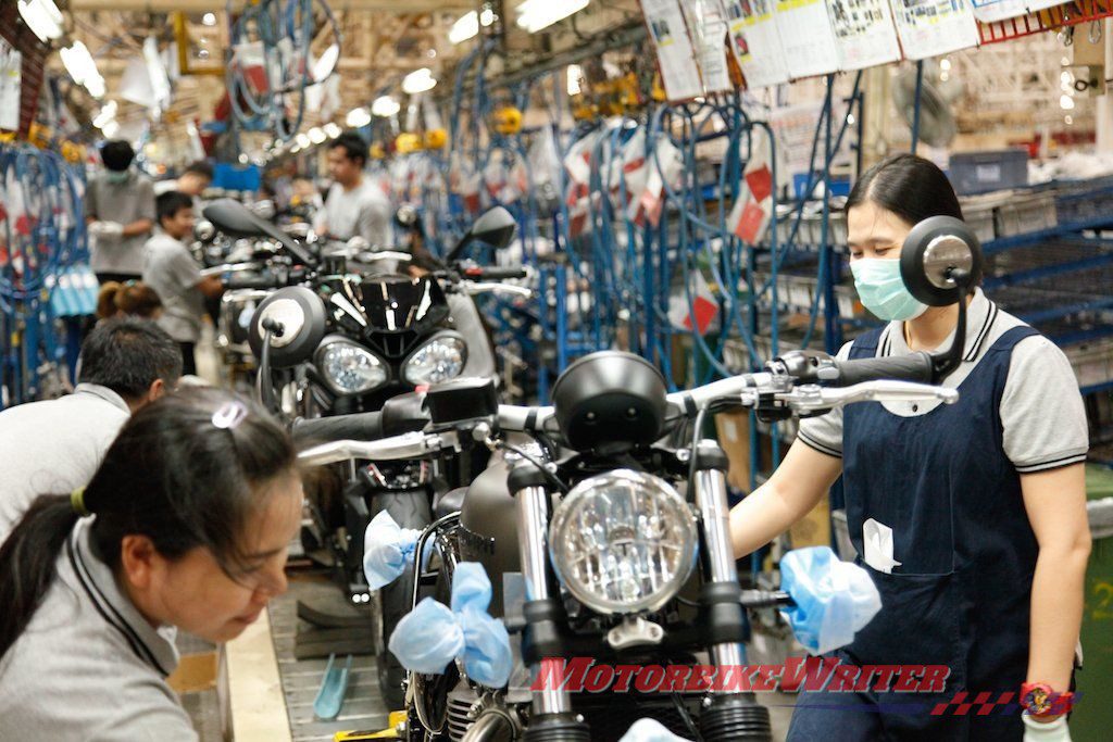 Thailand Triumph factory trials