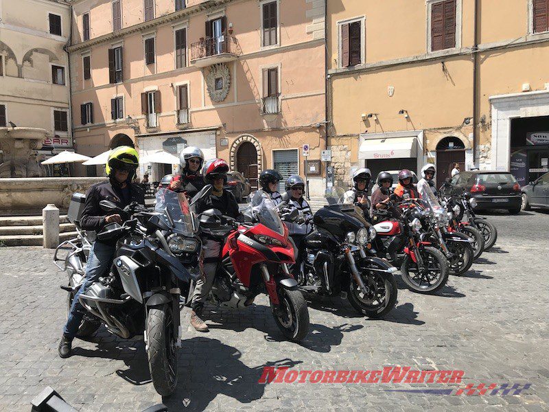 Enrico Grassi Hear the Road Motorcycle Tours Italy Tuscany and Umbria: Heart of Italy panic
