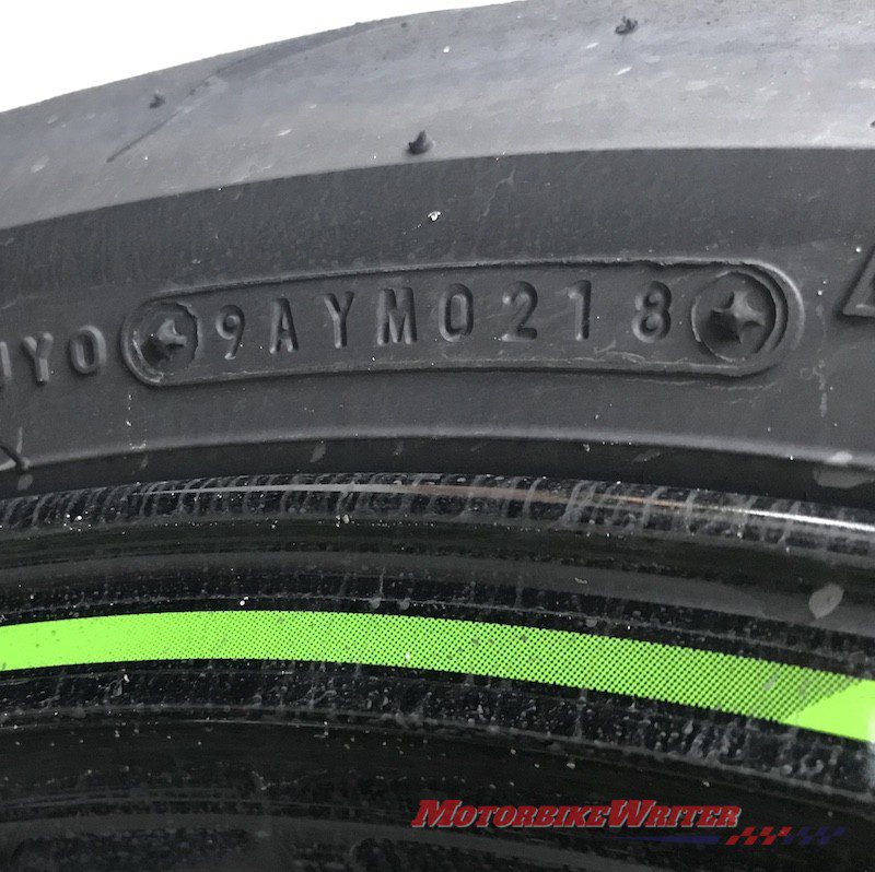 Motorcycle tyres made