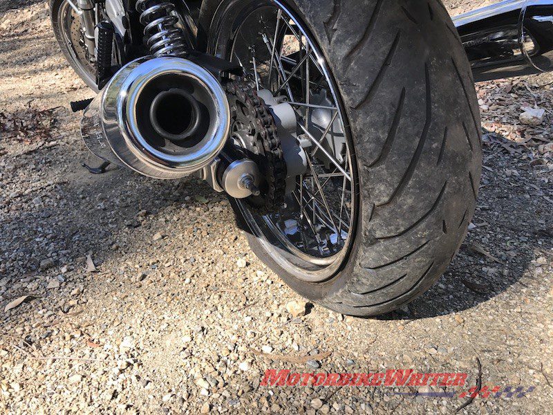 Motorcycle Tyres puncture