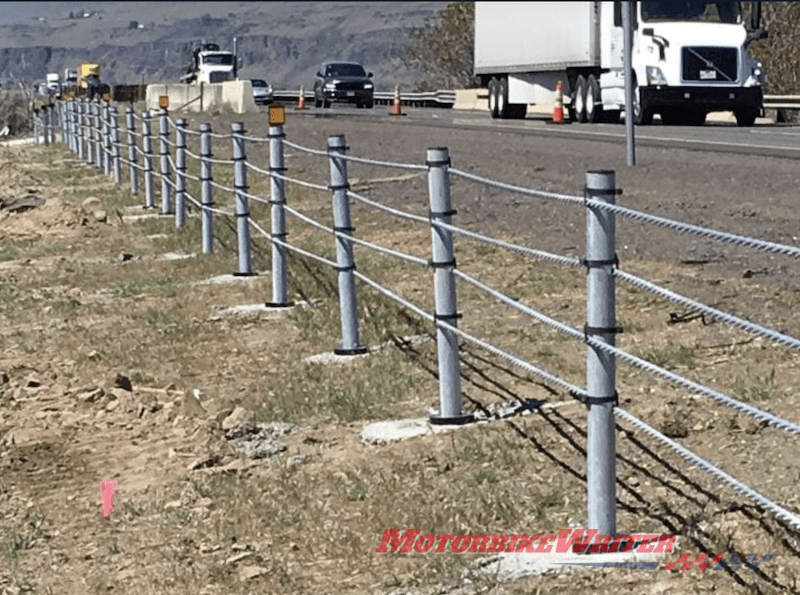 New Safe Direction wire rope barriers