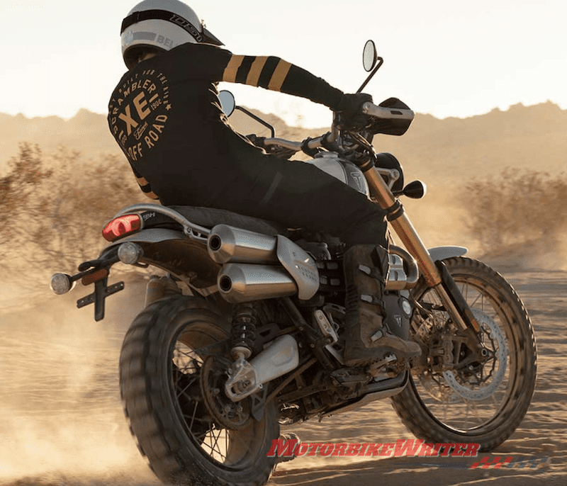 Triumph Scrambler 1200 XE Google and GoPro 2019