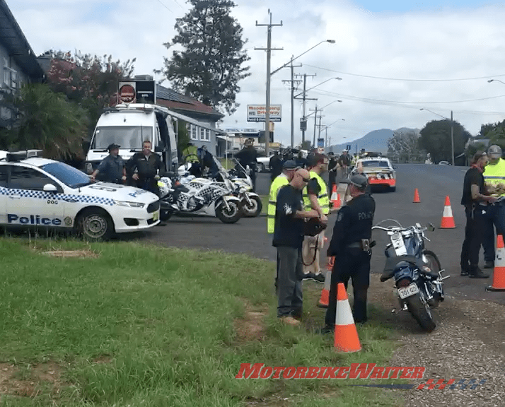 Police Harassment charity ride charges