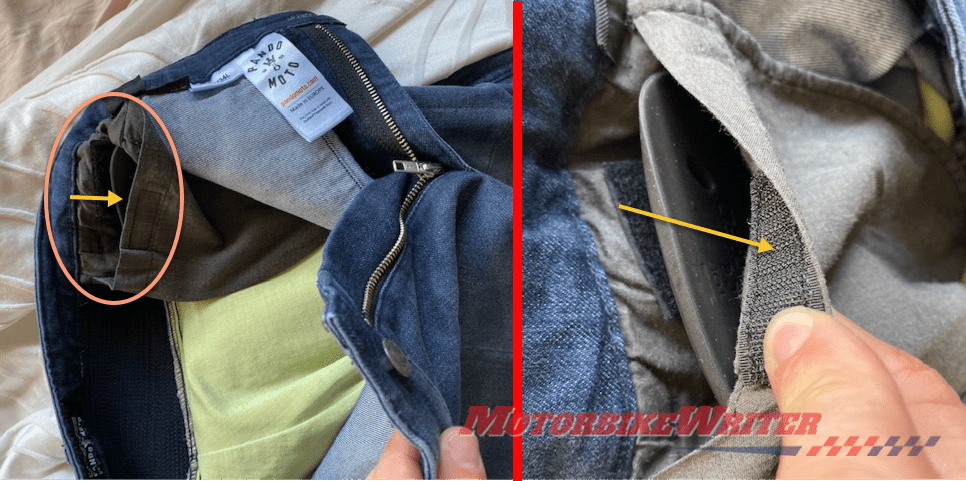 Pando Moto Dyneema versus Cordura rider jeans