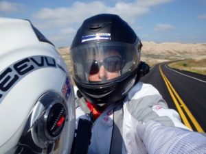 Mr and Mrs MotorbikeWriter on the Victory Cross Country Tour