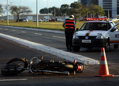 Motorcycle crash - fake products