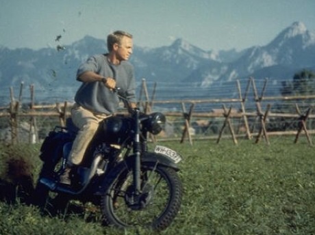 Steve McQueen in The Great Escape TR6R