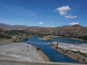 Lake Benmore power station - mt cook