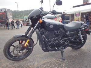 Harley Street at the Sturgis Mortorcycle Rally for Indian market