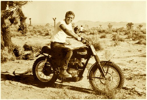 Steve McQueen’s 1963 Triumph Bonnveille “Desert Sled” smart desert