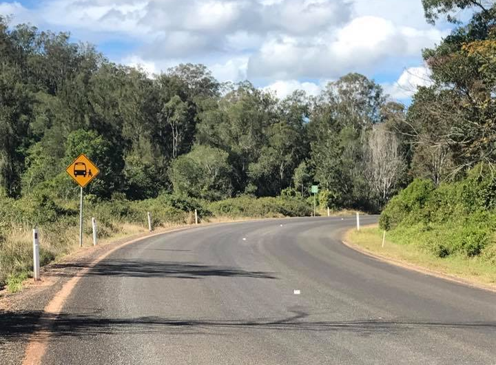 Mt Glorious road works