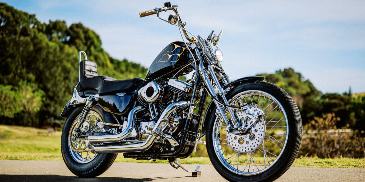 Custom Bike Feature Zen Motorcycle s 2015 Harley Sportster Chopper webBikeWorld