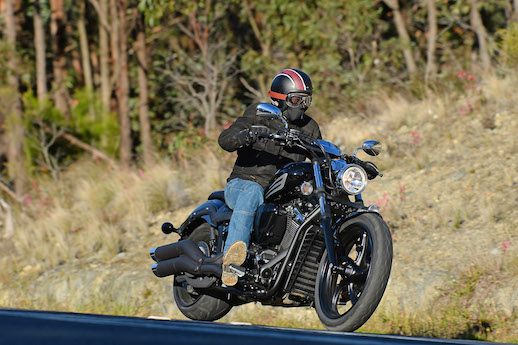 2014 Yamaha Stryker Launch Gasolina - South Wharf Melbourne Wednesday 14 May 2014 © Sport the library / Jeff Crow emergency braking