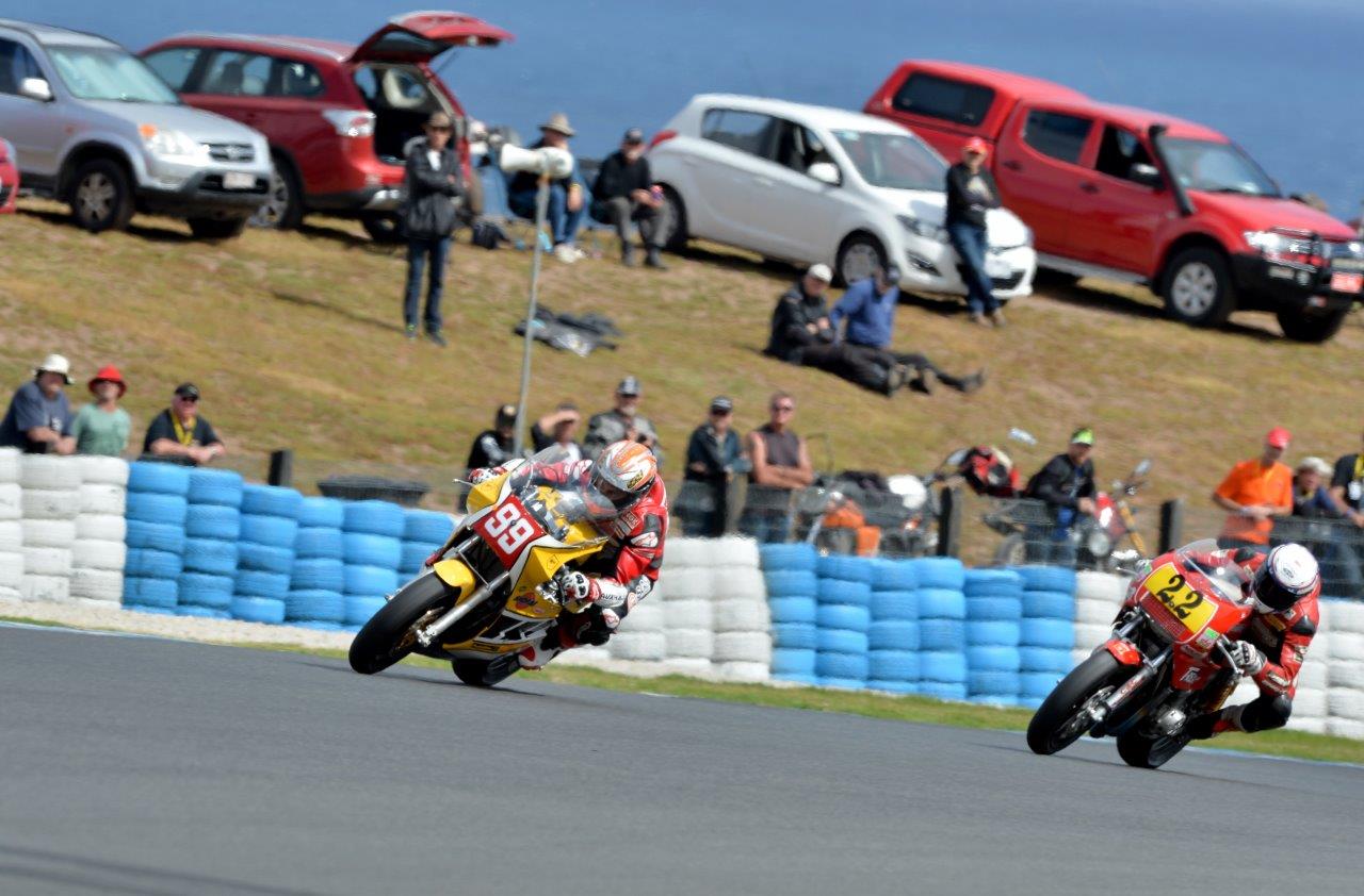 Tickets on sale for Phillip Island Classic Jeremy McWilliams and Jed Metcher (Photo Russell Colvin)