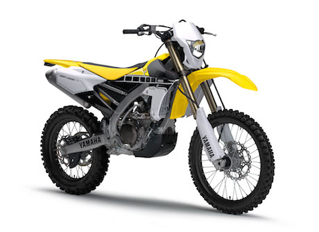 2016 Yamaha WR450F in 60th Anniversary Yellow