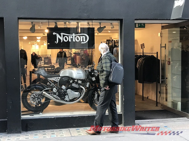 Norton in Beak St, London levis